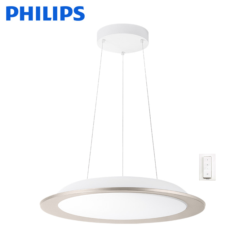 飞利浦(PHILIPS)Hue 客厅餐厅鱼线吊灯led智能调控app调光调色wifi感应创意简约现代灯具 睿晨吊灯视频介绍_飞利浦 ...