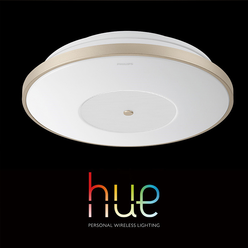 飞利浦(PHILIPS)Hue LED亚克力圆形吸顶灯智能遥控简约现代客厅卧室灯 4000K ?颖28W
