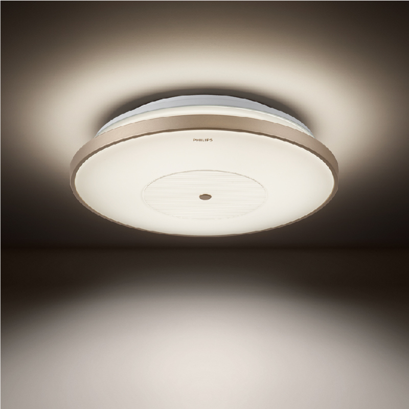 飞利浦(PHILIPS)Hue LED亚克力圆形吸顶灯智能遥控简约现代客厅卧室灯 4000K ?颖28W