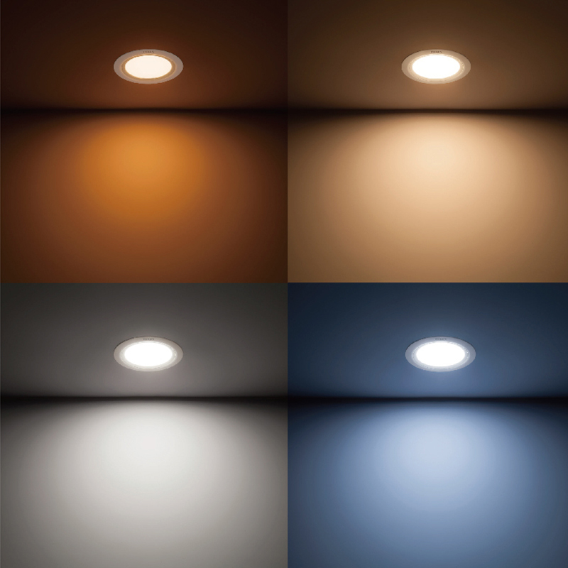 飞利浦(PHILIPS)HUE led筒灯9W客厅简约现代铝制手机APP无线遥控调光变色远程智控 HUE睿轩