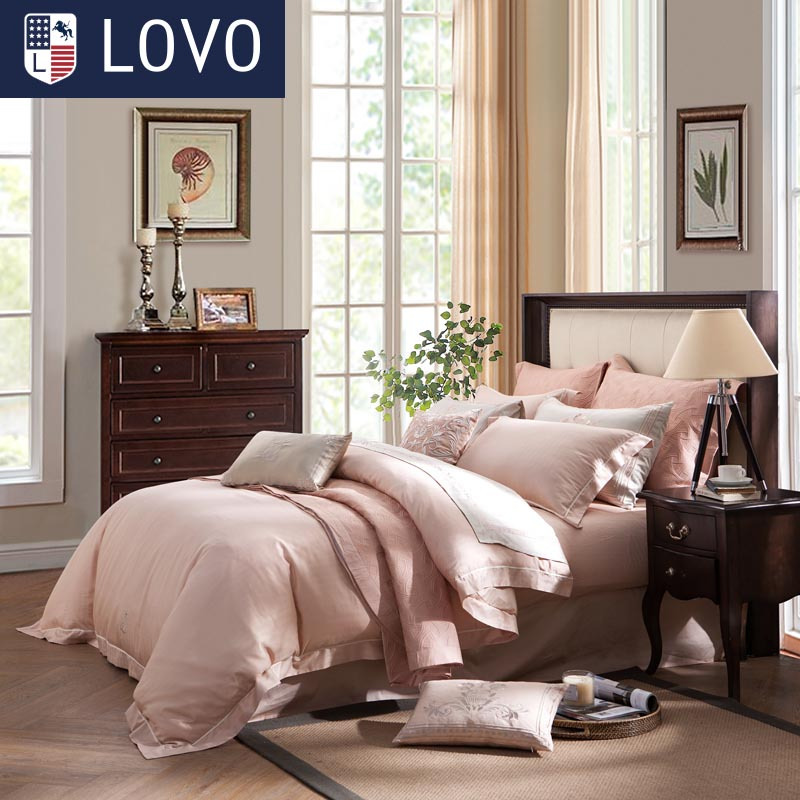 LOVO 香榭丽 床品四件套 香榭丽