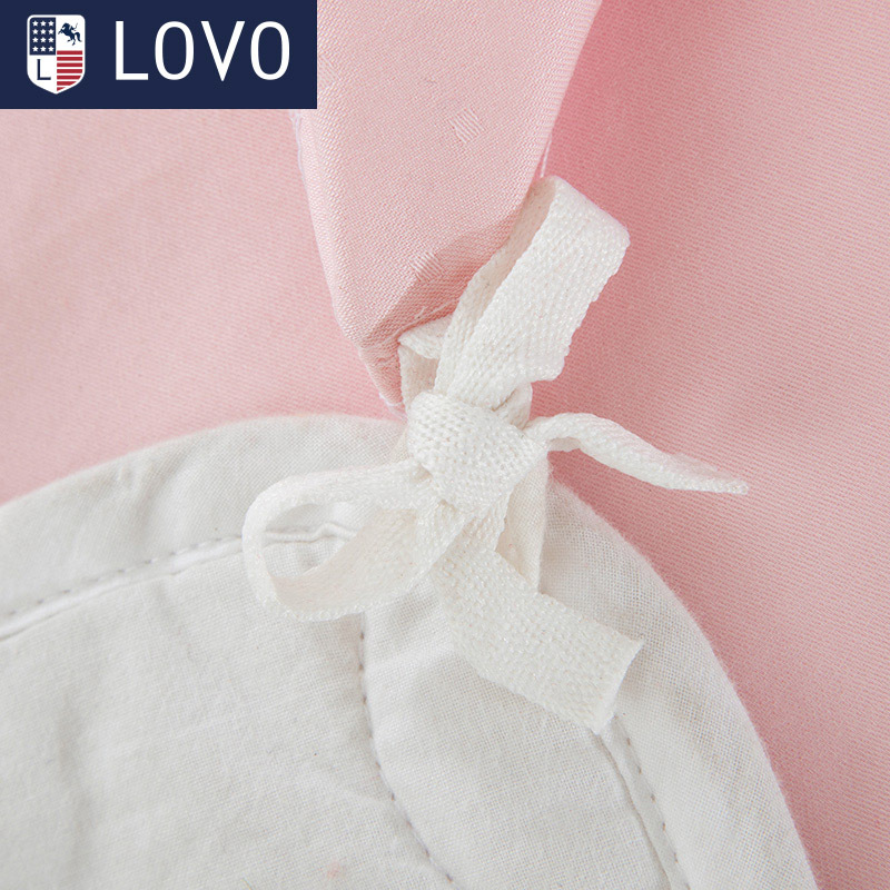 LOVO 罗莱生活出品 提花四件套床品套件床上用品床单被套