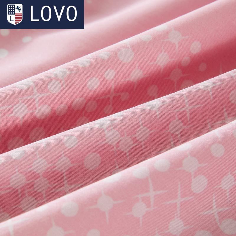 LOVO 罗莱生活出品 纯棉四件套全棉床品套件床上用品床单被套