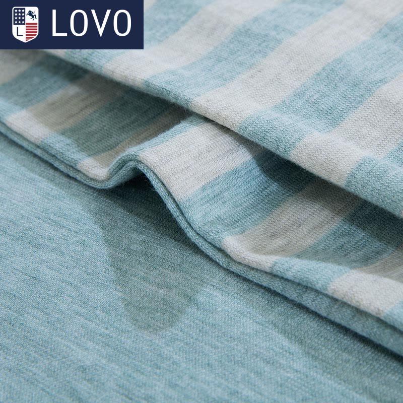 LOVO家纺出品 针织棉四件套床品套件床上用品床单被套图片