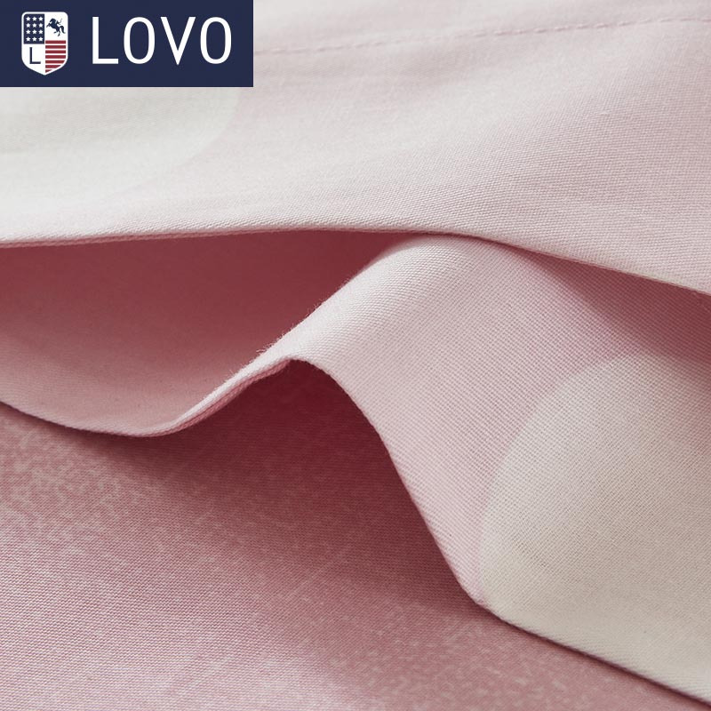 LOVO 罗莱生活出品 纯棉四件套全棉床品套件床上用品床单被套