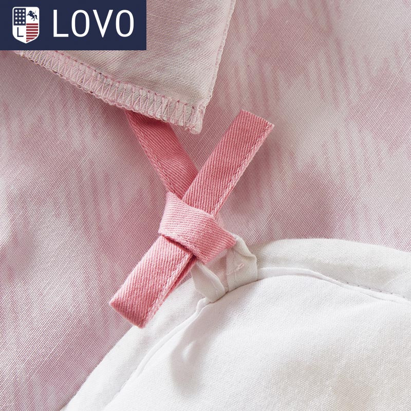 LOVO 罗莱生活出品 纯棉四件套全棉床品套件床上用品床单被套