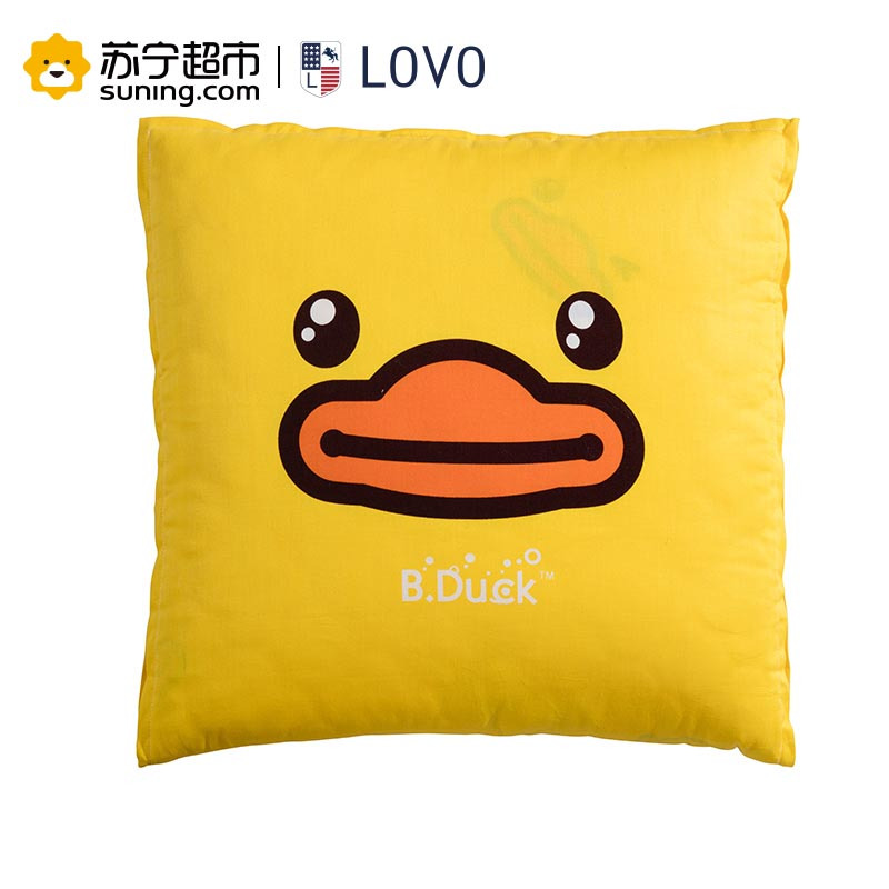 LOVO小黄鸭-印象小黄鸭多功能抱枕被 40*40