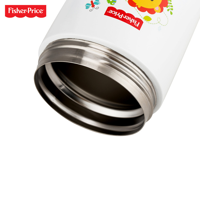 Fisher Price 费雪保宝宝保温饭壶焖烧壶便携便当盒不锈钢内胆 儿童餐具 500ml FP-8613C 黄色