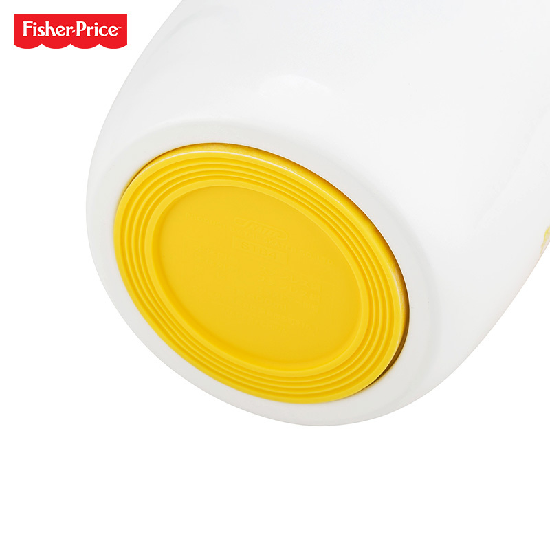 Fisher Price 费雪保宝宝保温饭壶焖烧壶便携便当盒不锈钢内胆 儿童餐具 500ml FP-8613C 黄色