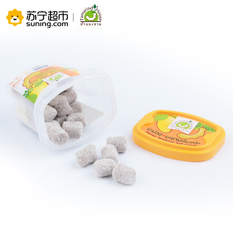 [苏宁超市]金果屋 罗望子软糖 芒果味 50g*6盒 罗望子 洛识利荣誉出品