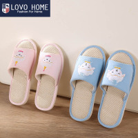 LOVO HOME乐优家羊咩咩贴布开口拖JTX85