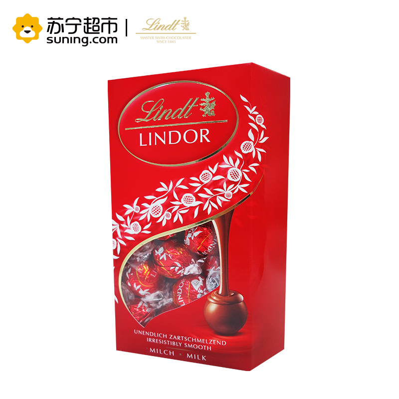 [苏宁超市]Lindt 瑞士莲 软心牛奶巧克力分享装 500g 意大利进口