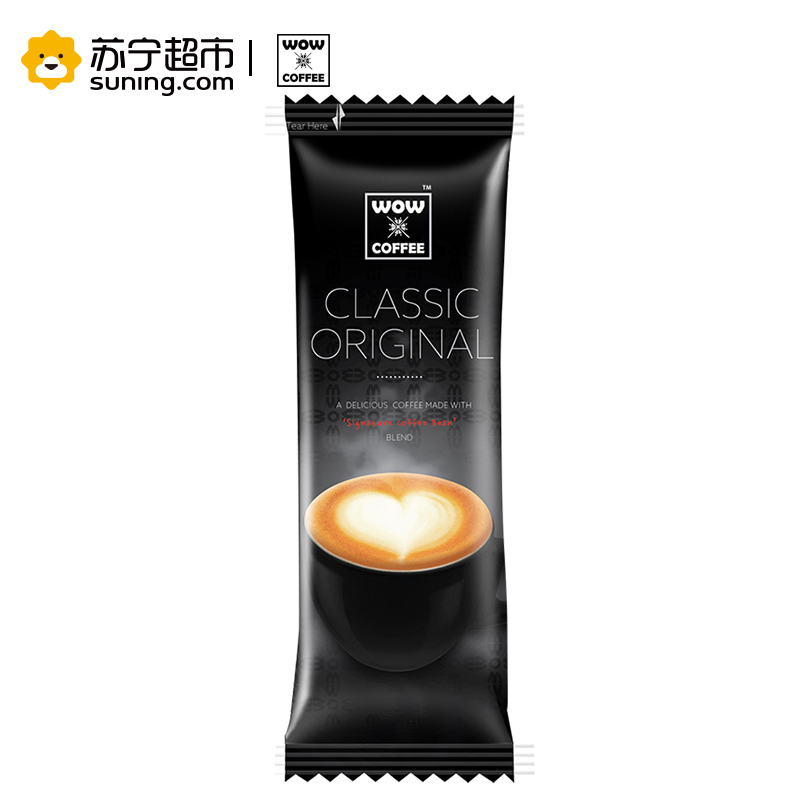 [苏宁超市]沃欧(WOW COFFEE)3合1速溶咖啡 (经典原味)375g
