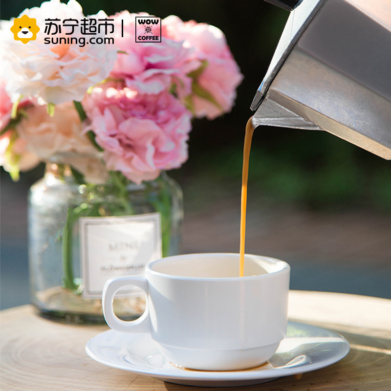 [苏宁超市]沃欧(WOW COFFEE)3合1速溶咖啡 (经典原味)375g