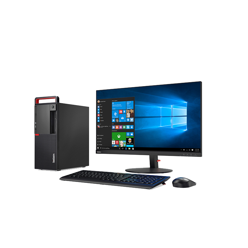 联想 ThinkCentreM910t -D134 19.5寸台式电脑(I7-6700 4G 1T 2G)