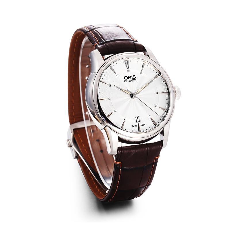 豪利时(oris)文化系列白色自动机械男表73376704051m手表