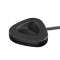 BYZ YS032潮派 无线运动蓝牙4.0耳机 可通话线控 项链吊坠蓝牙 通用型入耳式 黑色 传输范围10米