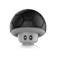BYZ BTS006 蘑菇头迷你无线蓝牙4.1音响 便携手机小音箱 户外吸盘音响 160HZ-18KHZ 黑色