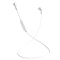 BYZ YS001 运动无线蓝牙入耳式耳机 防汗耳塞 苹果安卓 通用耳机 有线控 白色