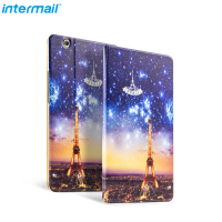 intermail 华为M3保护套 M3平板电脑保护套8.4寸青春版保护套 智能休眠唤醒 PU皮套防摔全包壳 欧美风