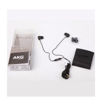 AKG Y20U 立体声入耳式耳机 音乐耳麦 手机耳机 通用线控一键兼容 带麦可通话 黑色