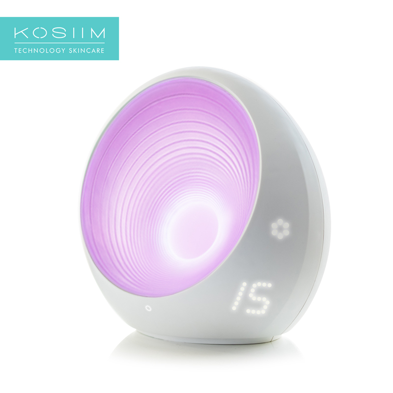 时光贝(KOSIIM)美容仪器家用脸部提拉红蓝光祛痘嫩肤导入电子美容仪 美容器 插电源式 白色