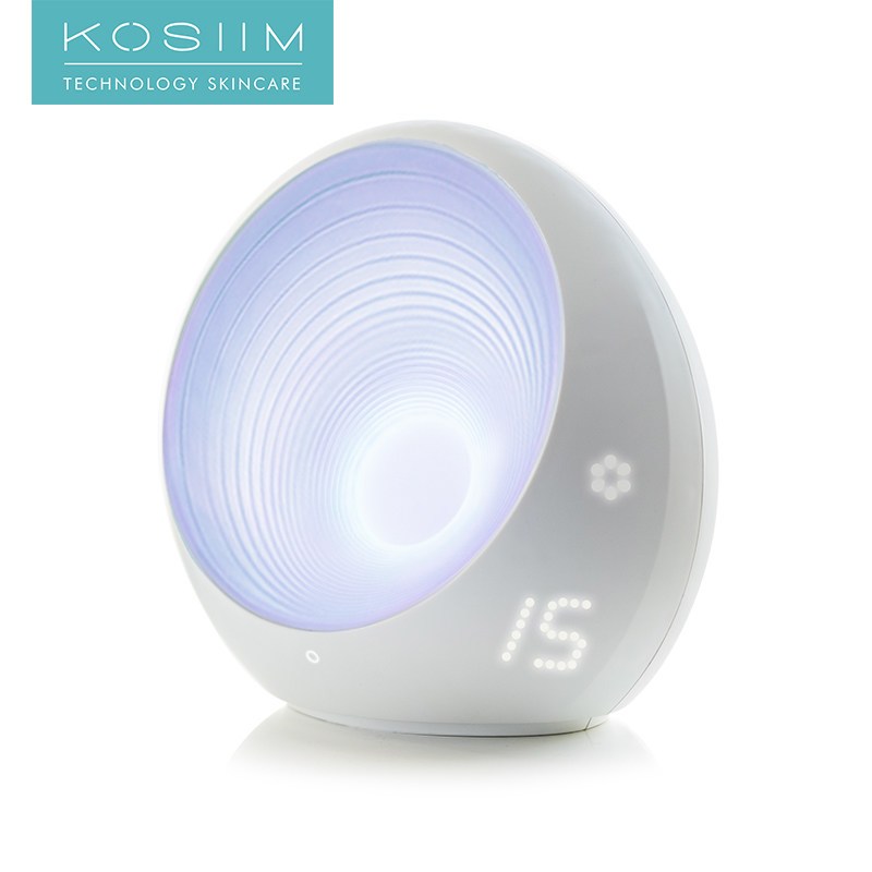 时光贝(KOSIIM)美容仪器家用脸部提拉红蓝光祛痘嫩肤导入电子美容仪 美容器 插电源式 白色