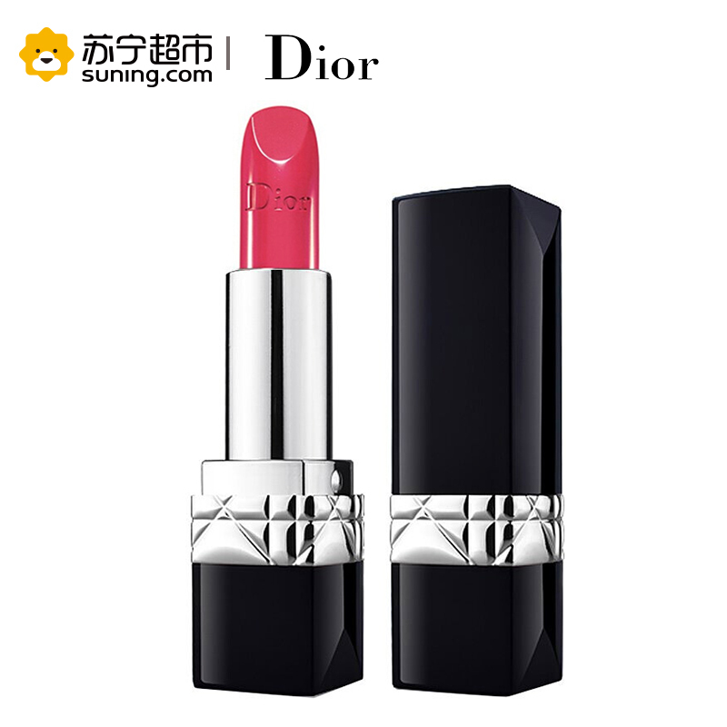 迪奥 Dior 烈艳蓝金唇膏 351#（优雅玫红） 3.5g