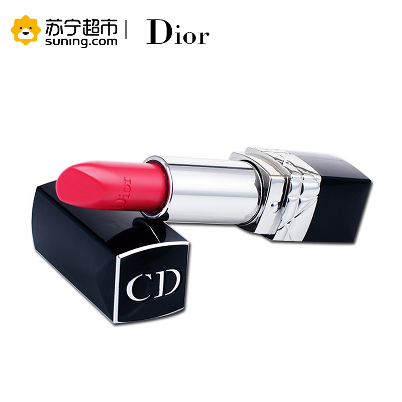 迪奥 Dior 烈艳蓝金唇膏 351#（优雅玫红） 3.5g