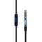 爱科技(AKG)K374U 入耳式耳机 线控手机耳机 HIFI音乐耳机 带麦克风话筒 通用- 蓝色
