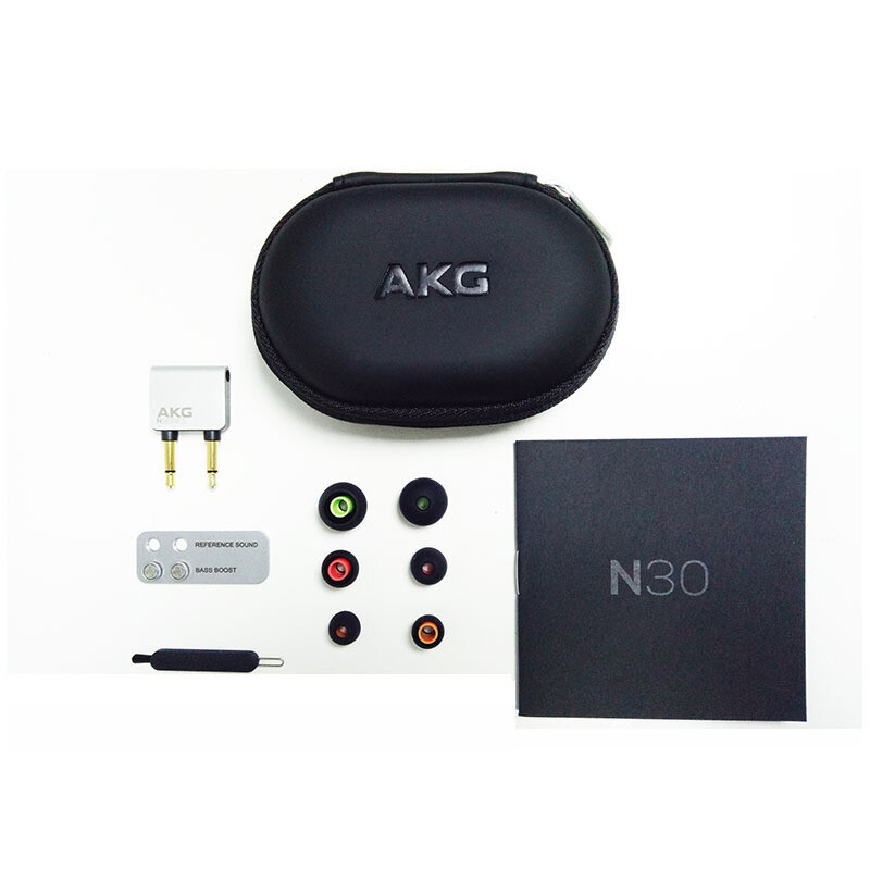 爱科技(AKG )N30 耳挂式耳机 耳麦线控入耳式耳机 圈铁混合单元 高解析力