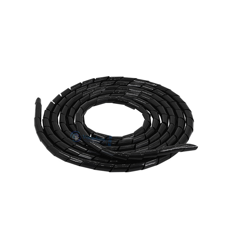 电线缠绕管 包线管 绕线管 尾纤软管 PE螺旋塑料管 直径4-30MM