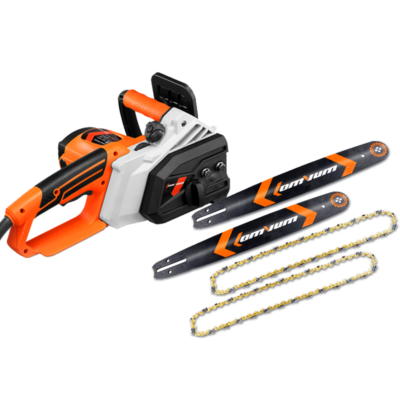 龙韵电链锯大功率自喷油手提电锯伐木锯家用木工锯链条电动工具