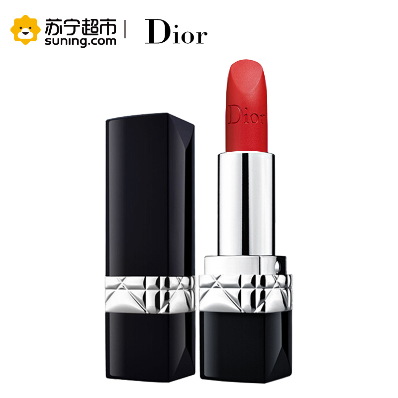 迪奥（Dior）烈艳蓝金唇膏999# 3.5g 哑光