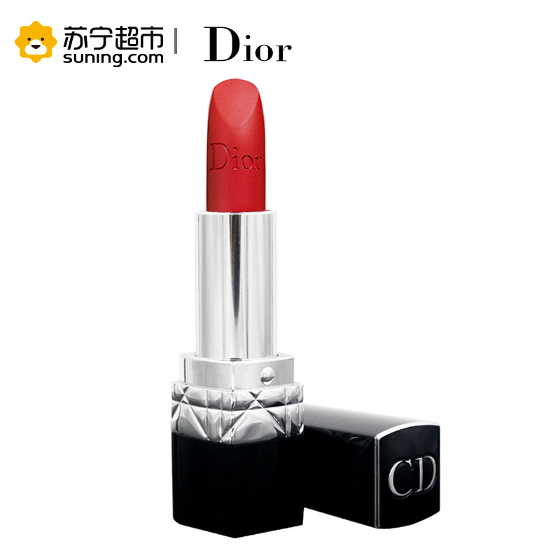 迪奥（Dior）烈艳蓝金唇膏999# 3.5g 哑光