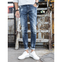 破洞修身潮流百搭牛仔裤 HG-1609