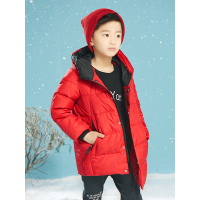 千仞岗2017秋冬新品短款童装连帽韩版男女童装大童羽绒服219828
