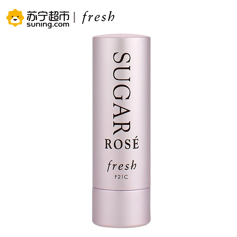 馥蕾诗(Fresh)澄糖滋润护唇膏(玫瑰粉红)(又名澄糖滋养护唇膏新老款随机)口红SPF15 4.3g