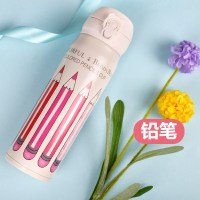 韩国杯具熊BEDDYBEAR正品杯具熊脸谱保温杯男女便携学生成人可爱迷你情侣车载定制焖烧水杯—铅笔杯