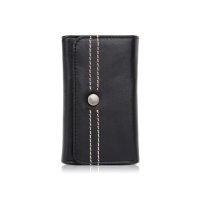 贝尔 beier2017秋冬新款宴会旅行休闲商务纯色进口牛皮革真皮多功能钥匙包男包