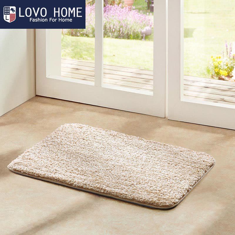 LOVO HOME 抗菌吸水簇绒地垫 45*60cm图片