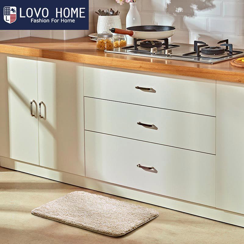 LOVO HOME 抗菌吸水簇绒地垫 45*60cm图片