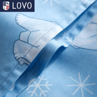 LOVO床上套件全棉斜纹四件套法丽娜