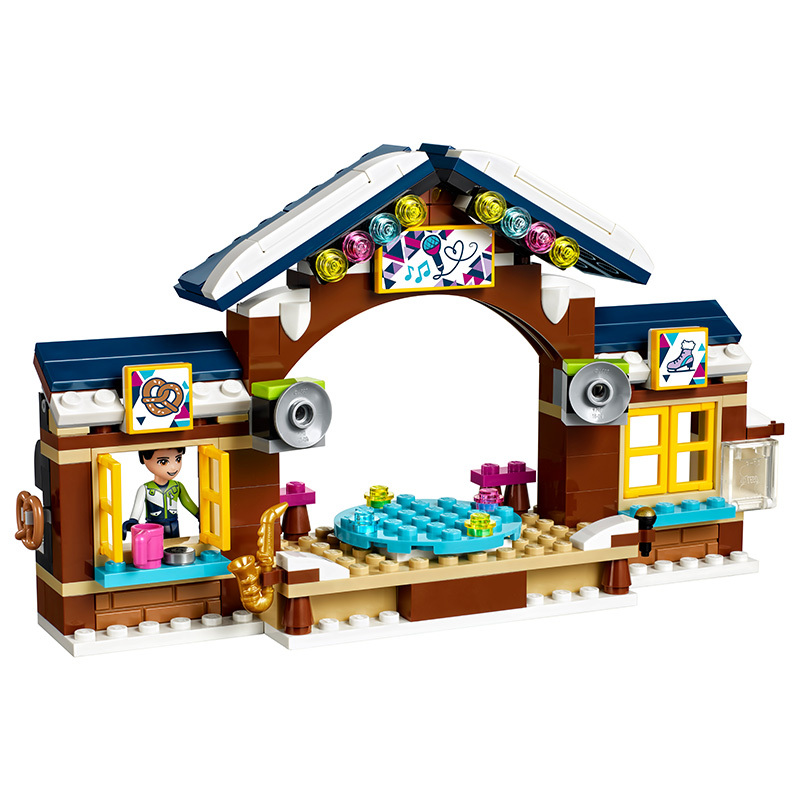 LEGO乐高 Friends好朋友系列 滑雪度假村溜冰场41322 6-12岁 塑料玩具 200块以上