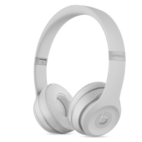 BEATS Solo3 Wireless 无线耳机 头戴式 降噪蓝牙耳机 带麦可通话降噪跑步运动耳机 哑光银