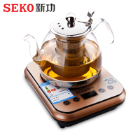 新功SEKO 玻璃壶电磁炉 烧水壶 养生电茶炉 花茶壶养生壶电水壶电磁炉B2