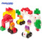 miniland 儿童玩具男孩 益智积木拼装礼物2-4-6岁 32342城市职业模拟70粒盒装