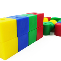 miniland 儿童玩具 早教益智启蒙拼图积木蒙氏教具 31783形状串串乐