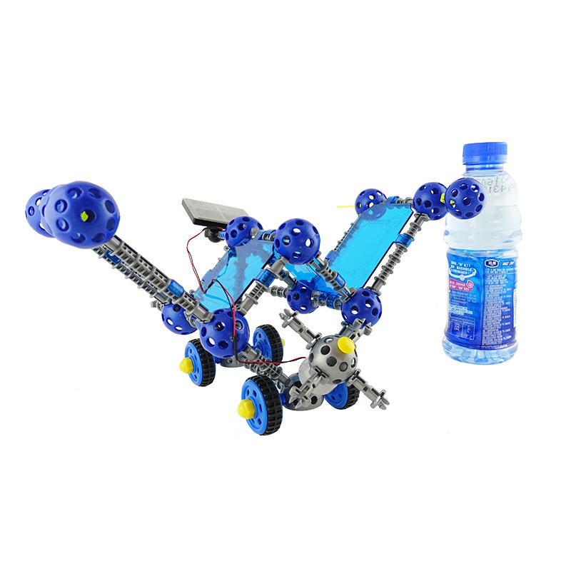 miniland 积木儿童玩具 益智立体拼插玩具 94104太阳能小颗粒组装车