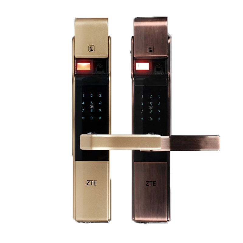 中兴(ZTE)HL533 智能门锁 家用指纹密码电子锁防盗门木门大门磁卡门禁锁
